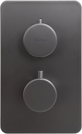 Allen Brau Смеситель для ванны Priority 5.31213-MG (с внутренней частью, 2 выхода) графит браш – фотография-3